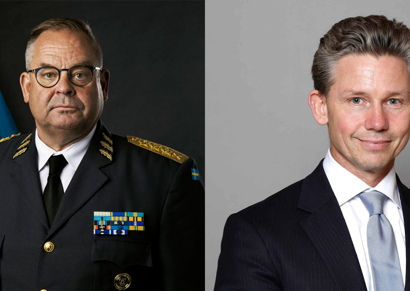 Tillträdande ÖB och försvarsministern till Ystad Summit